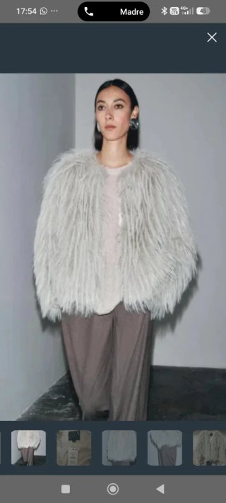 Abrigo de pelo ZW colección Zara