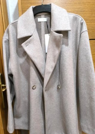 Chaquetón Zara Beige