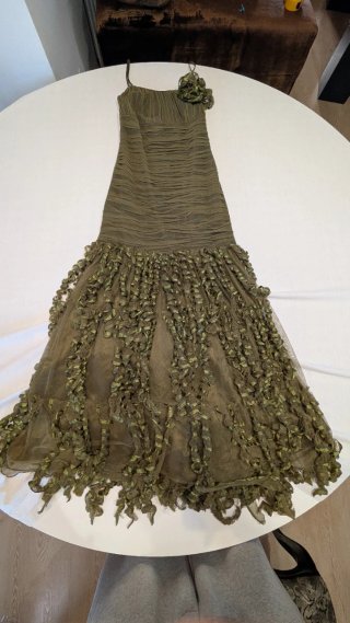 545 Vestido de fiesta estilo sevillana talla S