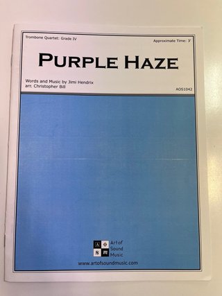 Partitura Purple Haze - Cuarteto de Trombones