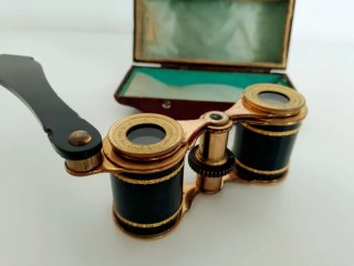 Gemelos de teatro antiguos Soleil Opticien