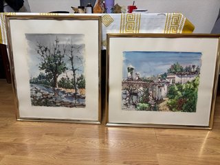 Set de 2 Cuadros con Paisajes