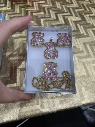 Conjunto Tous Chapado en Oro