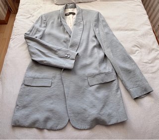 Americana Blazer Zara Azul Talla XL