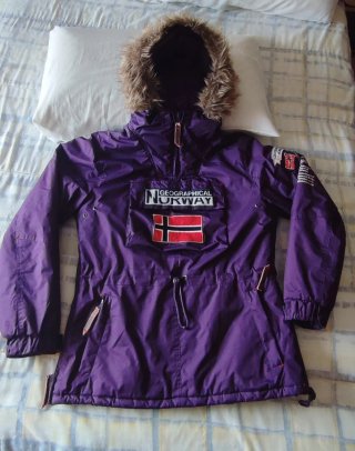 Parka Canguro Geographical Norway Morada