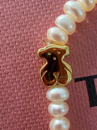 Pulsera Tous de Oro y Perlas