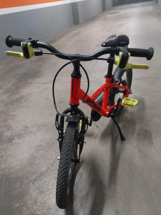 Bicicleta Infantil Btwin Roja
