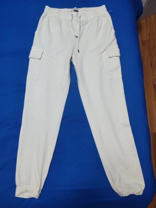 Pantalón Cargo Blanco