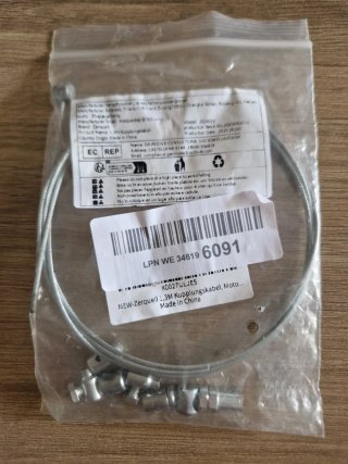 Cable de embrague para moto Zerquell