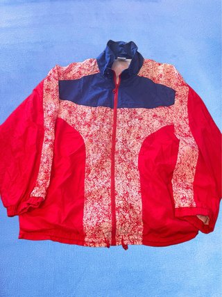 Chaqueta Chándal Vintage 80s Roja y Azul