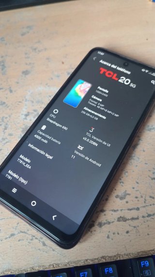 TCL 20 5G 256GB Negro