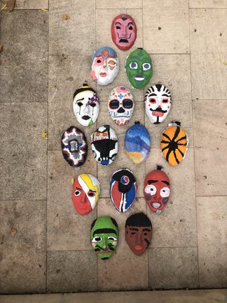Set de 15 Máscaras Artesanales para Halloween