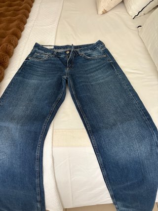 Pantalón Vaquero Zara Azul