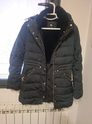 Abrigo Zara Woman con Capucha