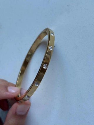 Pulsera Lotus Dorada