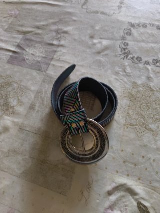 Cinturón de Piel Multicolor