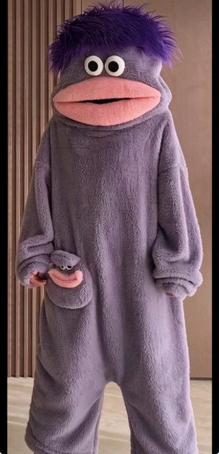 Pijama Monstruo Boca Morado