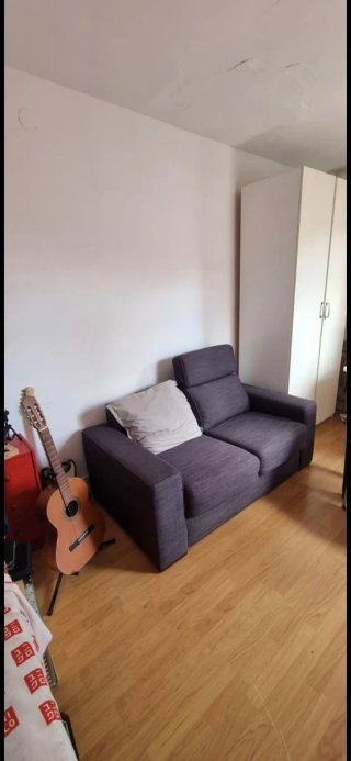 Divano letto grigio