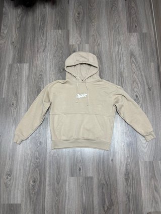 Sudadera con capucha beige