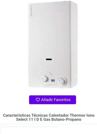Calentador Thermor Iono Select 11 I D E