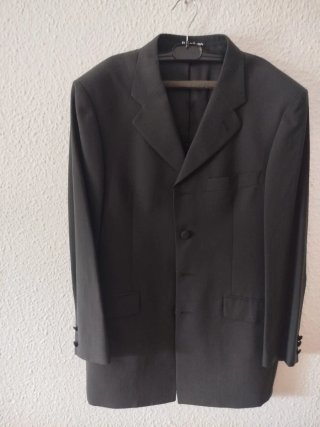 Chaqueta americana negra