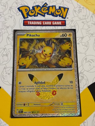 Carta Pokémon Pikachu 30 Aniversario
