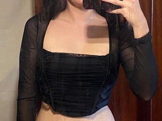 Top Negro Estilo Gótico