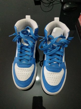 Zapatillas Altas Puma Azul y Blanco
