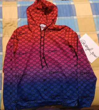 Felpa Off-White Sfumata