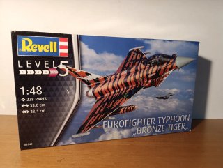 Modellino Eurofighter Typhoon Bronze Tiger 1:48