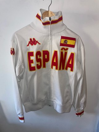 Chaqueta Kappa España Blanca cani