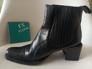 Botines Fluxá de piel negros