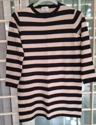 Vestido corto a rayas Compañía Fantástica.