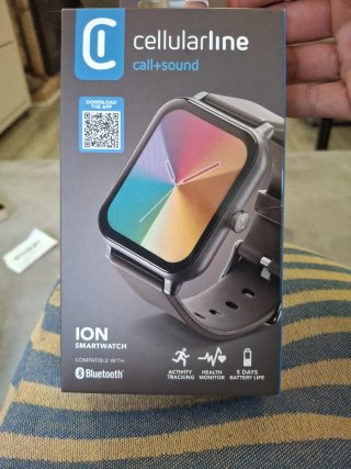 Smartwatch Cellularline ION Negro