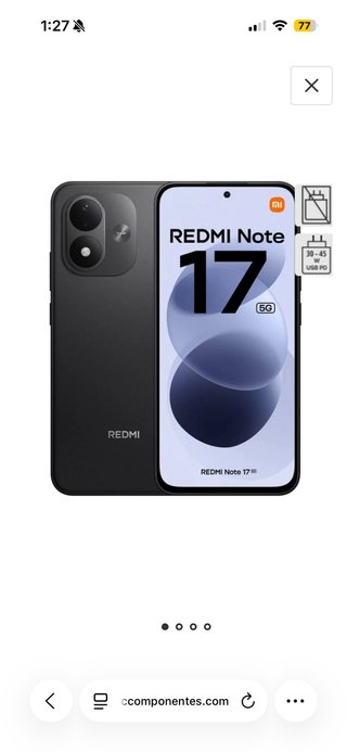 Xiaomi Redmi Note 17 5G Negro