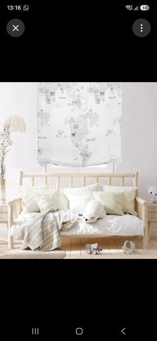 Estor Infantil Mapa Mundi