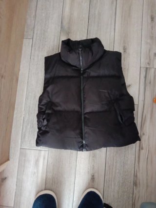 Chaleco acolchado negro