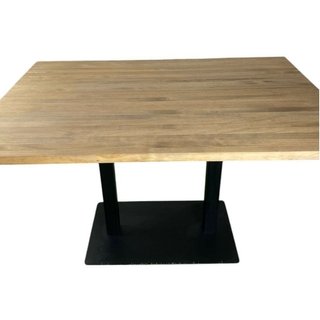 Mesa doble madera natural pino 120x70