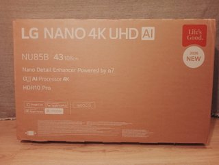 Televisor LG 43 4K UHD NU85B (A ESTRENAR)