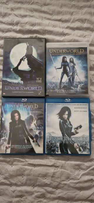 Pack 4 Películas Underworld (DVD y Blu-ray)