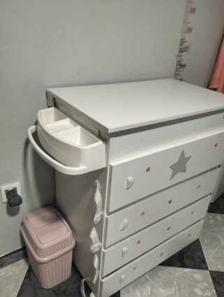 Bañera Cambiador con Cajonera