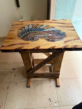 Mesa de Madera Artesanal