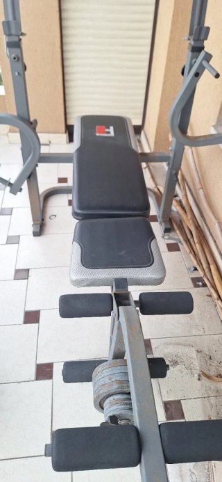 Banco de Musculación con Soporte