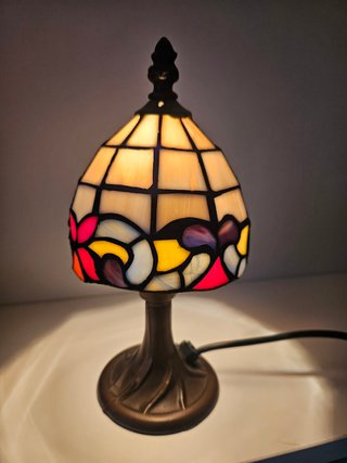 Lámpara estilo Tiffany Altura 25 cm diámetro 12 cm