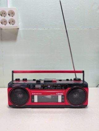 Radio Cassette Vintage Sanyo M-S350K
