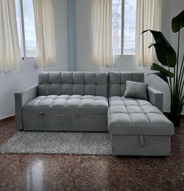 Sofá cama Kris Gris Claro