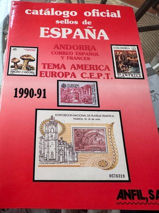 Catálogo Oficial Sellos España 1990-1991