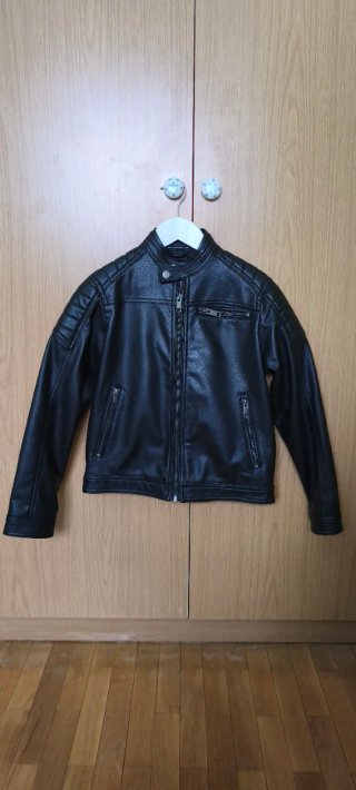 Cazadora de cuero Jack & Jones talla 140cm