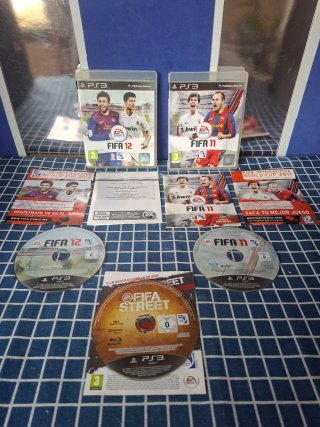 PS3: FIFA 11+FIFA 12 + FIFA STREET ORIGINALES