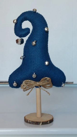 Albero di Natale decorativo 21 cm in pannolenci